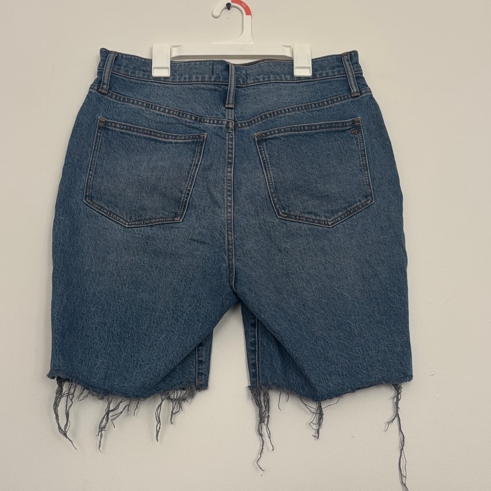 Madewell Blue Denim Shorts - Picture 2 of 5